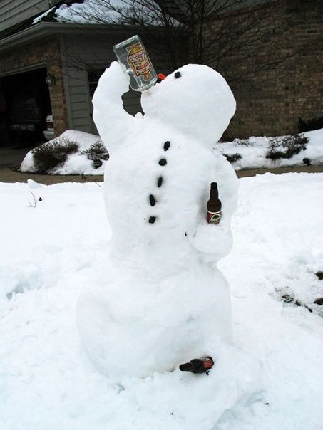 10 новогодних идей для снеговиков...