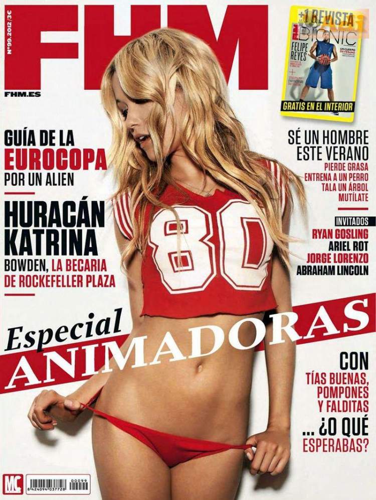 Обнаженная Katrina Bowden - FHM June 2012  Spain
