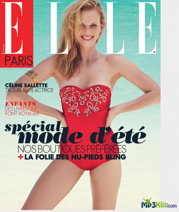 Топ-модель Анна Вьялицына в Elle France