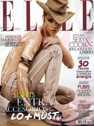 Маша Новоселова для Elle Spain