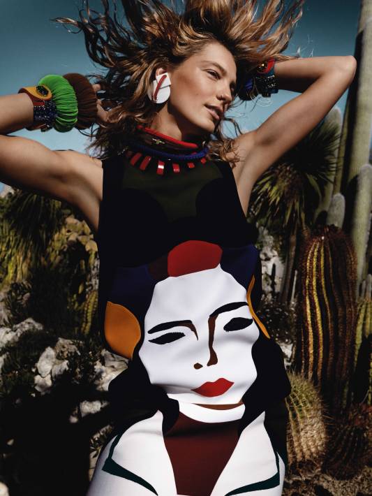 Дарья Вербова (Daria Werbowy) журнала Vogue UK (март 2014)