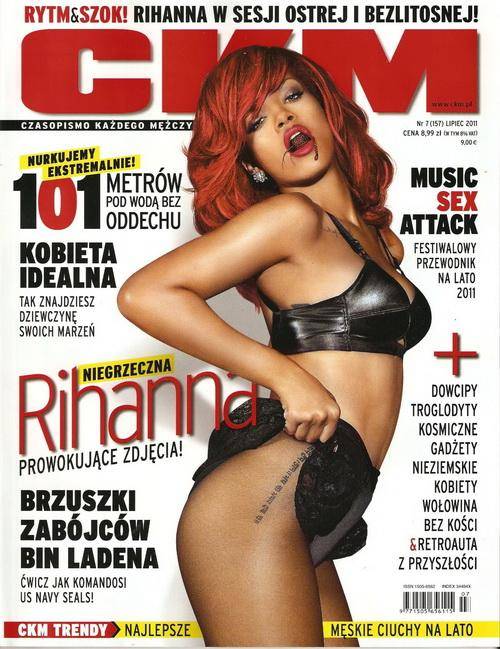 Голая звезда Рианна (Rihanna) в CKM Польша
