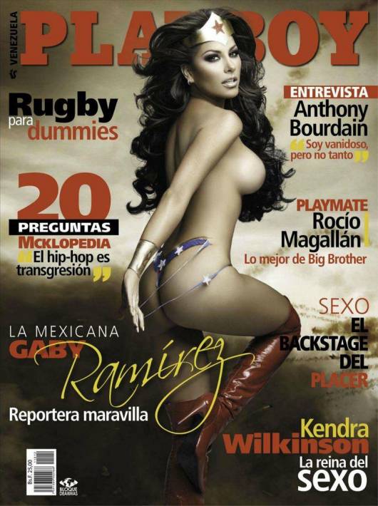 Голая звезда Gaby Ramirez - Playboy December 2011  Venezuela