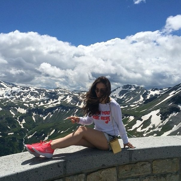 Виктория Дайнеко в Австрии, на высоте 2579 метров!