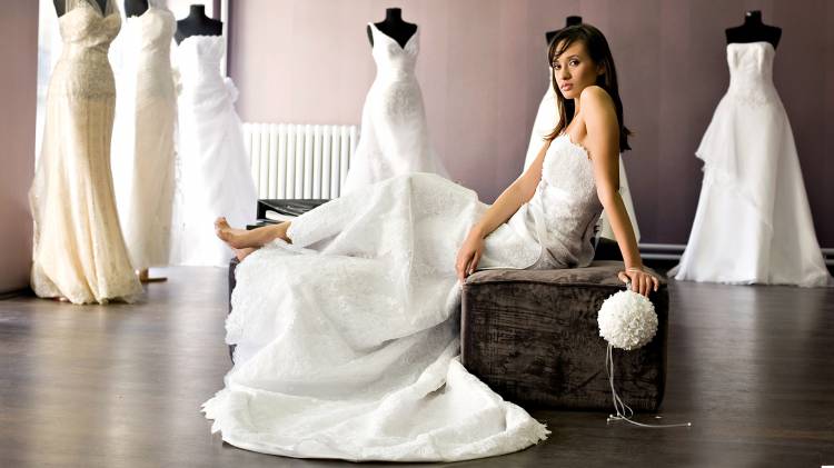 свадьба, невеста, платье, букет   - Широкоформатные фотографии