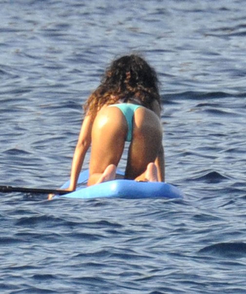Rihanna - Bikini Candids in Italy