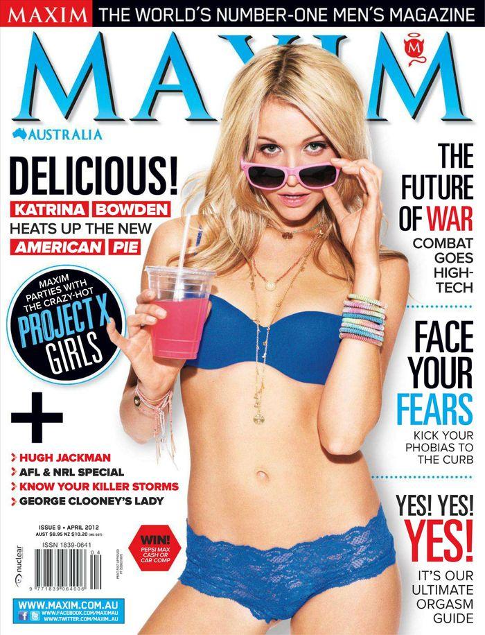 Обнаженная Katrina Bowden - Maxim April 2012  Australia