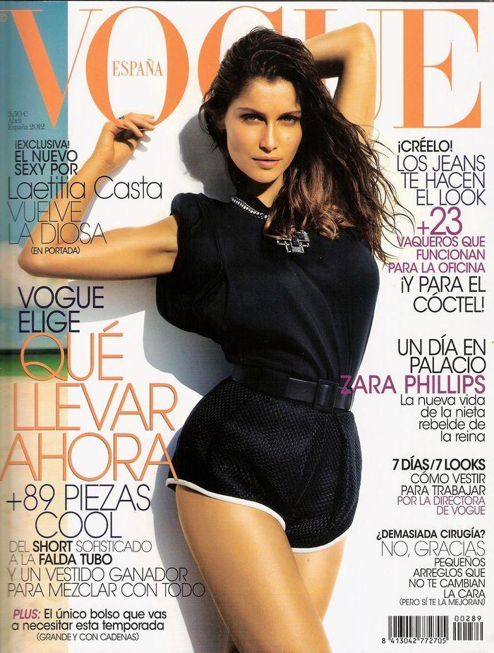Секси Laetitia Casta - Vogue April 2012  Spain