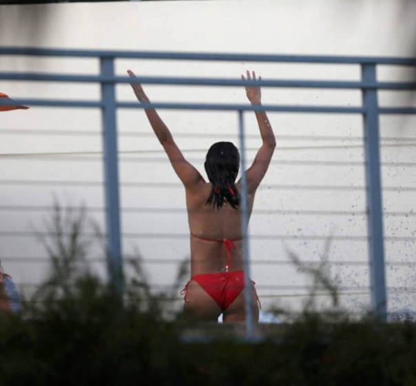 Eva Longoria – Bikini Candids in Miami