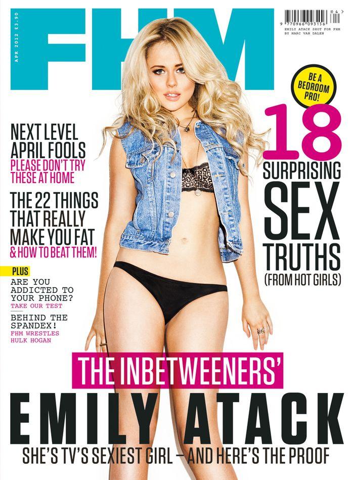 Голая звезда Emily Atack - FHM April 2012  UK