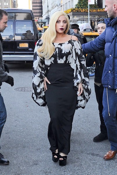Леди Гага в Нью-Йорке
