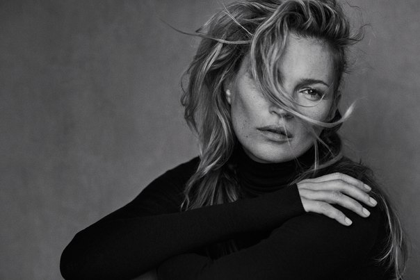 Kate Moss by Peter Lindbergh for Vоgue Italia January