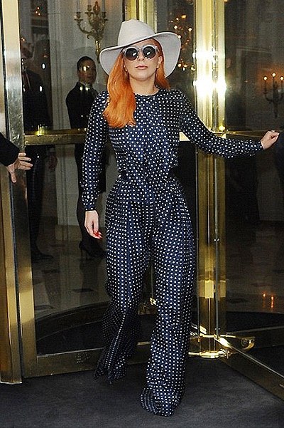 Леди Гага на Неделе моды в Париже
