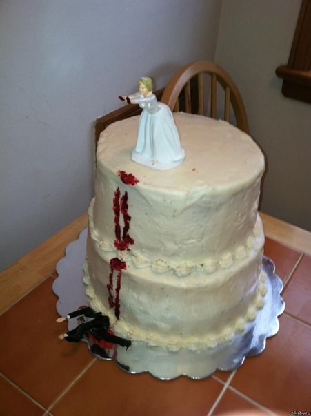 Торт в честь развода.