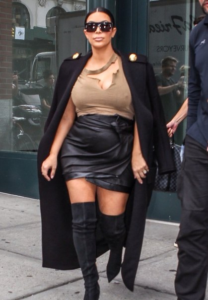 Ким Кардашьян в Нью-Йорке - 12 сентября