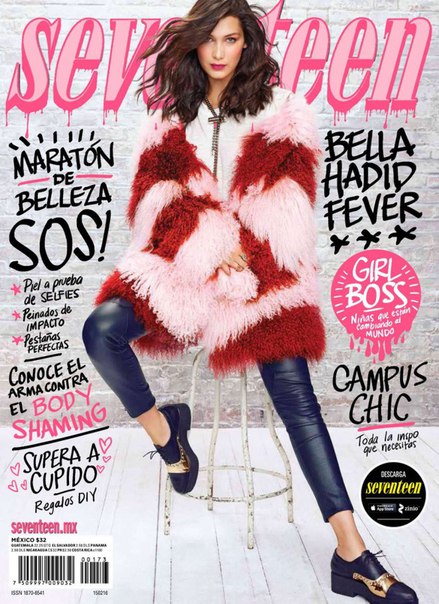 Bella Hadid – Seventeen Mexico Magazine (February 2016)