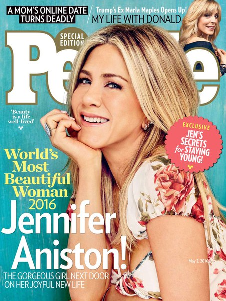 Дженнифер Энистон (Jennifer Aniston) - самая красивая женщина мира по версии журнала People
