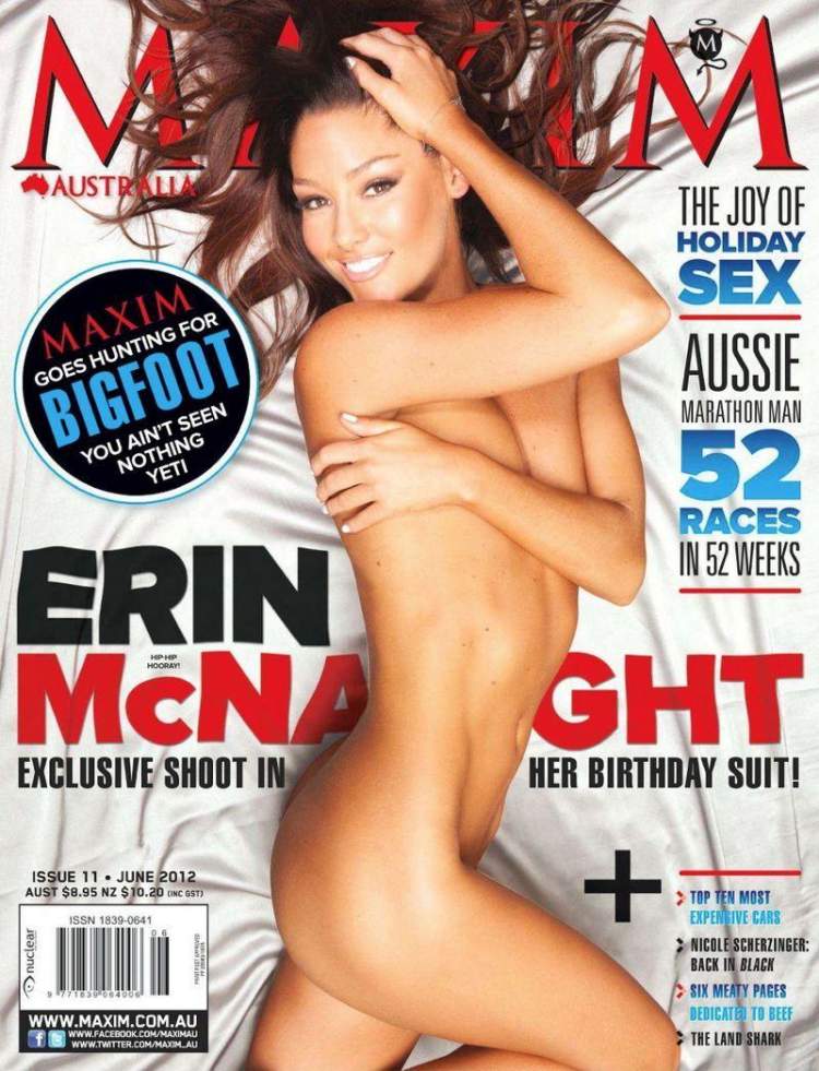 Откровенная Erin McNaught - Maxim June 2012  Australia
