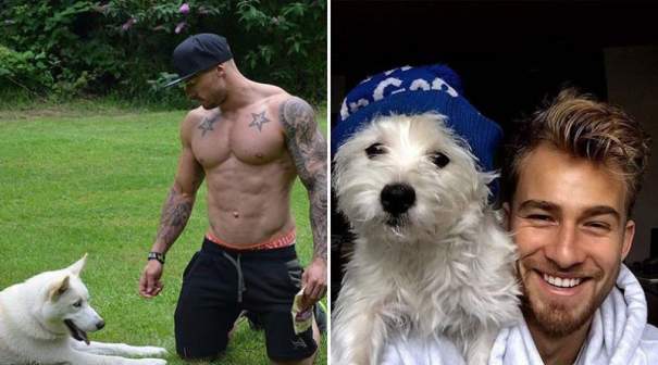 Горячий Instagram с симпатичными мужиками и псами