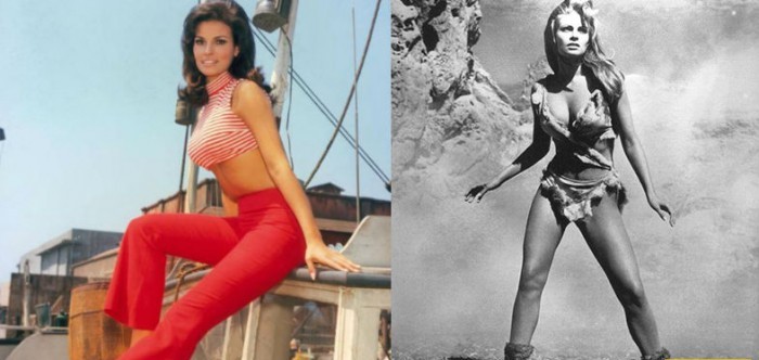 Ракель Уэлч - самая популярная актриса и певица 70-х годов в бикини
