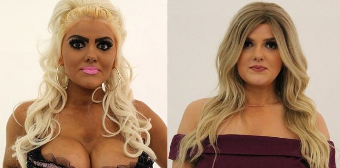 Фото: Поклоннице Барби, которая поливается автозагаром дважды в день, проявили, что такое верный макияж