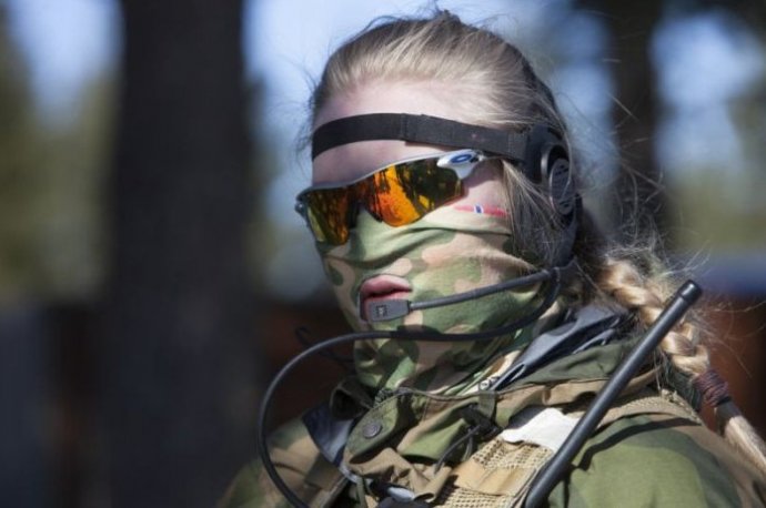 Фото: Женщины в рядах вооруженных сил Норвегии