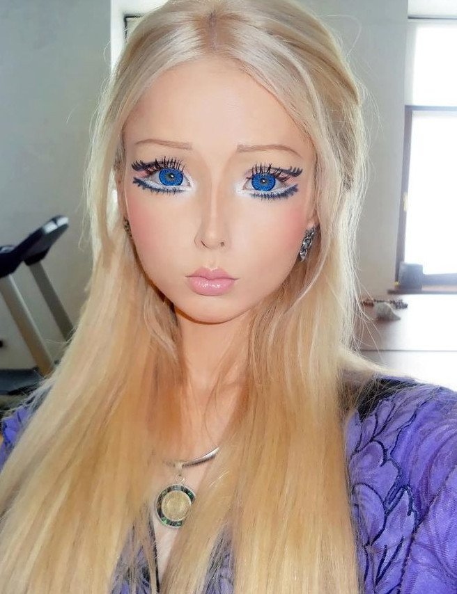 Живая куколка Барби, Валерия Лукьянова, показала, как выглядит без косметики и Фотошопа