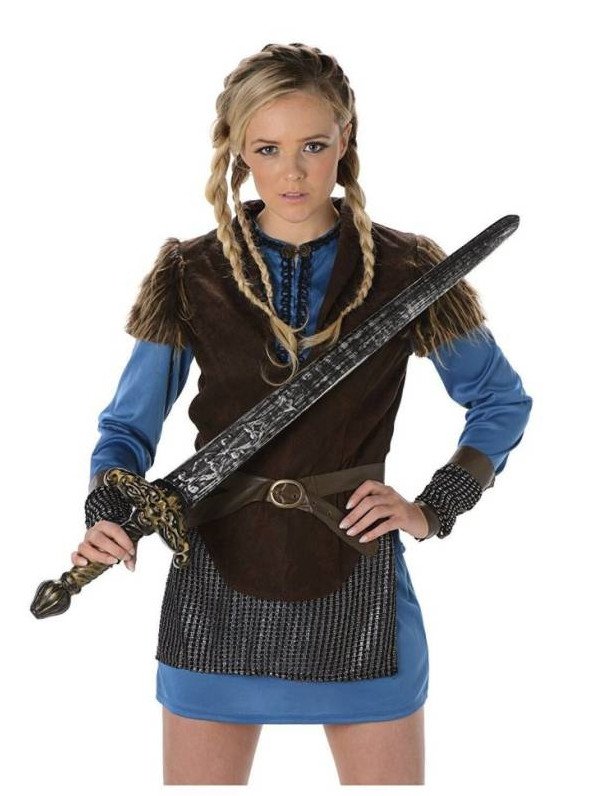 Одежка изящные женщины викинга на фото