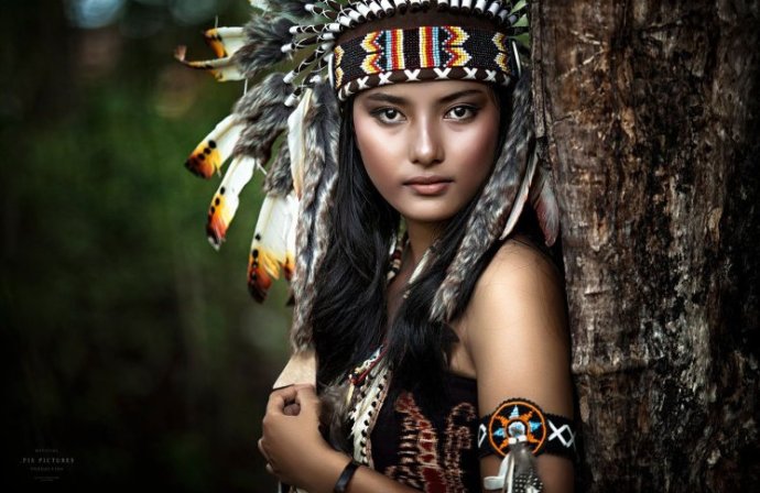 Известные индейские шикарные женщины на фото