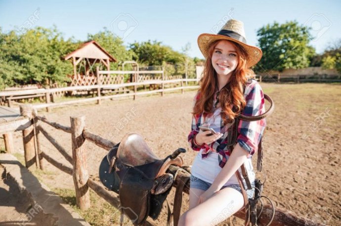 Красивые женщины на ранчо на фото