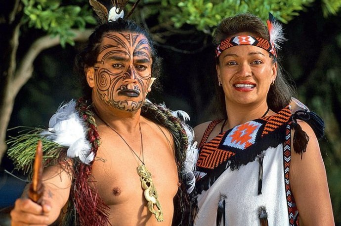 Племя маори шикарные женщины на фото