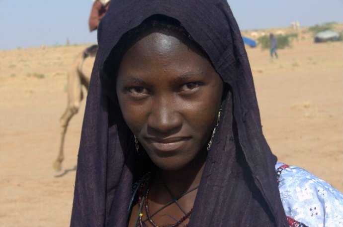 Светлокожие красивые женщины туареги
